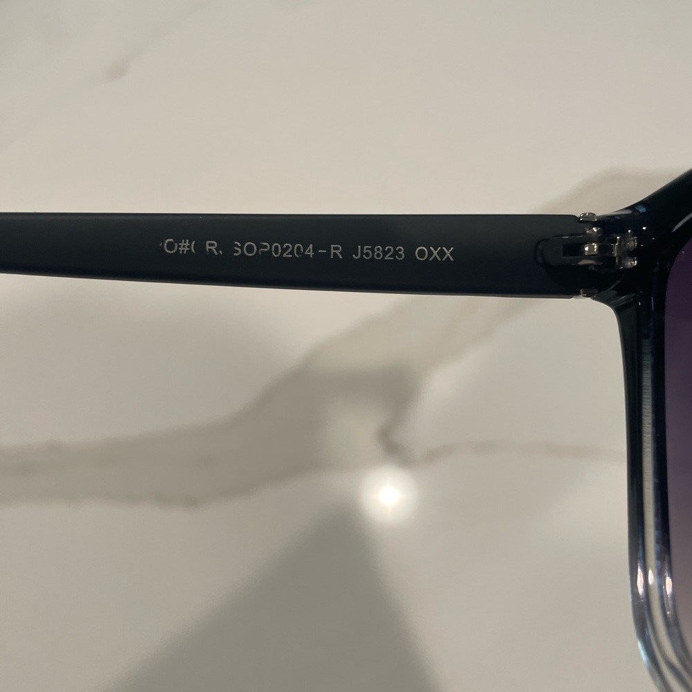 Jessica Simpson Quilted Frame Rectangular Sunglasses - Picture 5 of 6